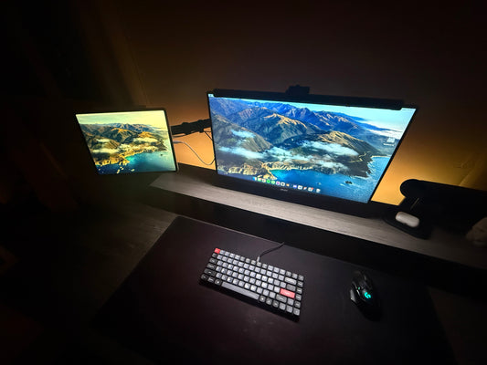 iPad Desk Setup - SideCar - iPad Vesa Mount